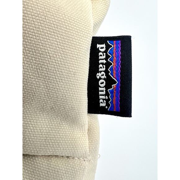 Patagonia Bivy Hooded Vest Cream/Pink Women’s Size Large Duck Down Warm Outdoors - Picture 4 of 12